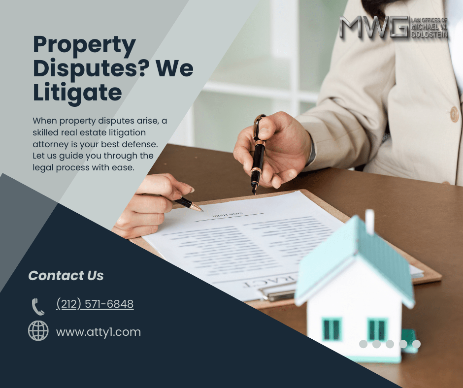 Real Estate Litigation Attorney in Property Disputes